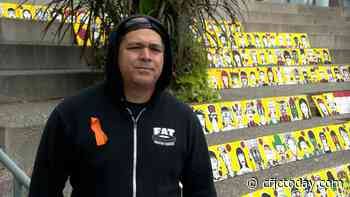 Kamloops-born artist paints 215 portraits to commemorate findings at residential school - CFJC Today Kamloops