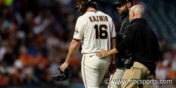 Giants' Scott Kazmir suffers hamstring injury, exits D-backs game - NBC Sports Chicago