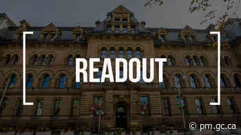 Prime Minister Justin Trudeau speaks with Saskatchewan Premier Scott Moe - Prime Minister of Canada