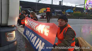 Police arrest 17 Insulate Britain protesters near Brent Cross