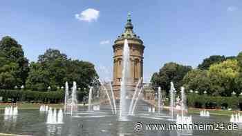 Mannheim: Becken am Wasserturm werden grunderneuert – Ab diesem Tag stehen die Fontänen still - mannheim24.de