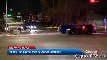 Man critically injured in Calgary hit and run collision early Friday morning