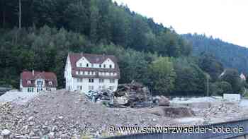 Betonwerk-Abriss in Calw: Ist die Einsturzgefahr des "Roten Hauses" gebannt?