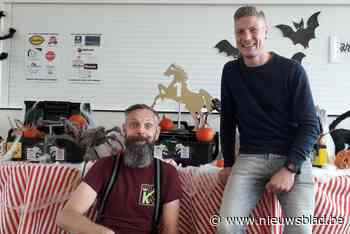 Halloween oldtimerrit auti-werking Kristus Koning moet klimmuur en sportmateriaal opleveren