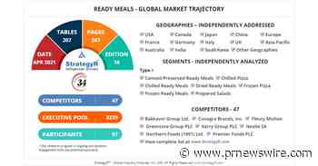 Global Industry Analysts Predicts the World Ready Meals Market to Reach $163.4 Billion by 2026