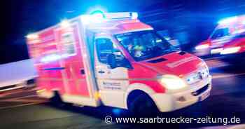 Verkehrsunfall zwischen Pkw und Rettungswagen in Bexbach - Saarbrücker Zeitung