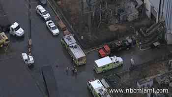 Worker Airlifted to Hospital After Becoming Trapped in Crane in NW Miami-Dade
