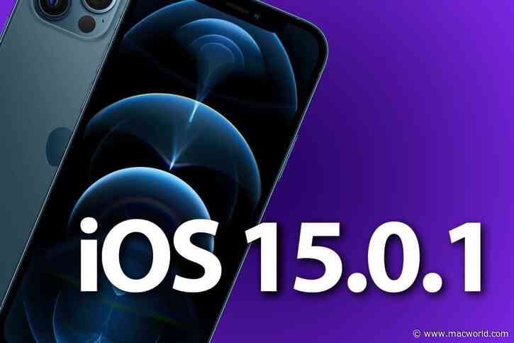 Apple releases iOS 15.0.1 with fix for Apple Watch unlock bug