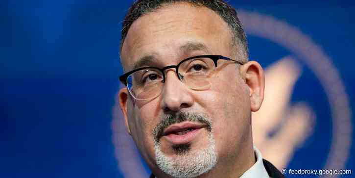 Democrats could throw free community college overboard to get Biden's agenda over the line, the Education Secretary worries