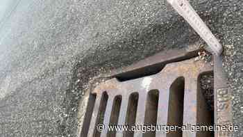 Gefahr im Straßenverkehr in Senden: Unbekannter entfernt Gullydeckel - Augsburger Allgemeine