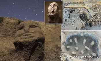 Stunning carvings of human figures and heads are uncovered at Karahantepe