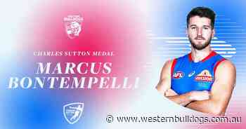 Bontempelli claims his fourth Charles Sutton medal - Western Bulldogs