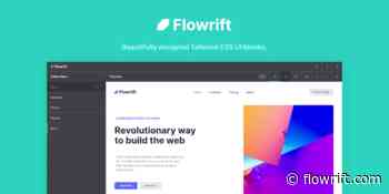 Flowrift - Beautifully designed Tailwind CSS UI blocks