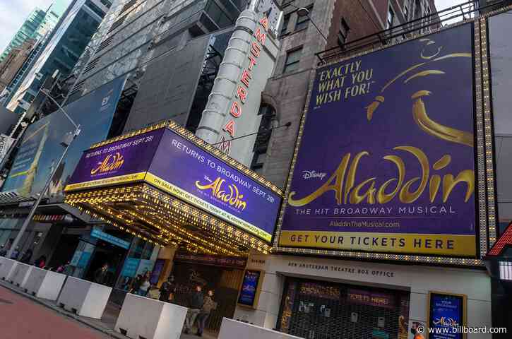 Broadway’s ‘Aladdin’ Canceled for 2 Weeks After More COVID-19 Cases