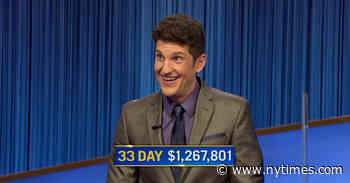Matt Amodio Beats James Holzhauer’s Streak on ‘Jeopardy!’