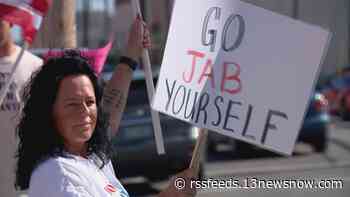 Workers protest vaccine, testing mandates in Hampton Roads