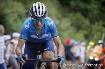 Valverde viel na de finish in Ronde van Sicilië: "Echt balen" - Wielerkrant.be