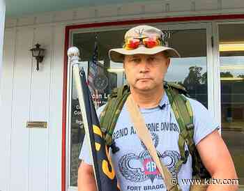 Veteran begins walk to Austin to raise awareness of Gulf War Syndrome - KLTV