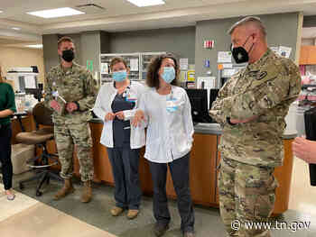 Tenn. Adjutant General visits medical centers fighting COVID-19 pandemic - tn.gov