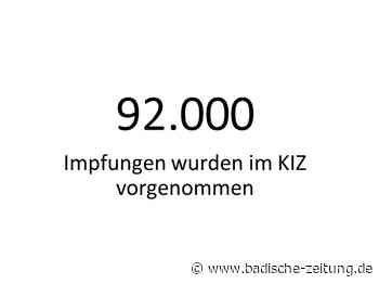 Fotos: Das Kreisimpfzentrum Kenzingen in Zahlen - Kreis Emmendingen - Fotogalerien - Badische Zeitung