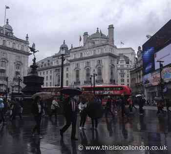Yellow weather warning across south London amid heavy rains