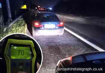 Driver blew twice drink drive limit when overtaking police at 100mph