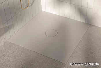 Boden wird zur Duschfliese - DETAIL.de - das Architektur und Bau-Portal