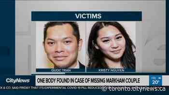 One body found in case of missing Markham couple - CityNews Toronto