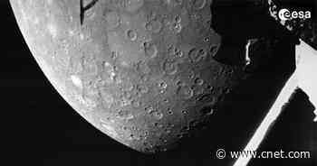 See Mercury up close as BepiColombo space mission beams back sweet image     - CNET