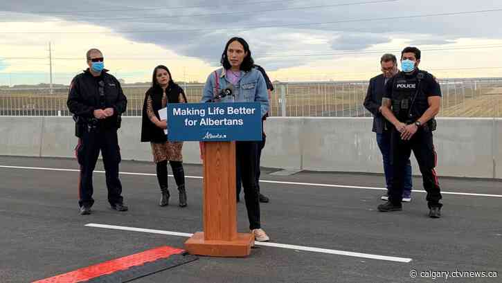 Partial ring road opening in Calgary once again disrupted by Indigenous protester