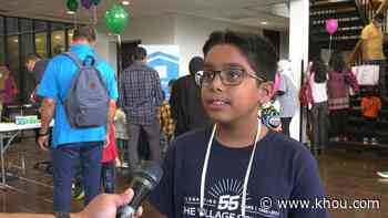 10-year-old boy organizes toy drive for Afghan refugee children in Houston - KHOU.com