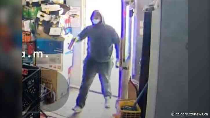 Mounties search for southern Alberta armed robbery suspect