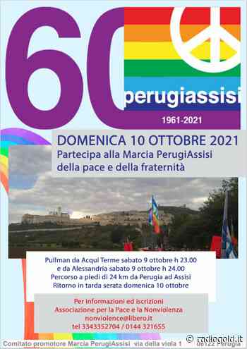 Pullman da Alessandria e Acqui per la Marcia per la pace e la fraternità da Perugia ad Assisi - Radiogold