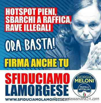 Acqui Terme: Fratelli d'Italia contro il Ministro Lamorgese - Alessandria24.com - Alessandria24.com