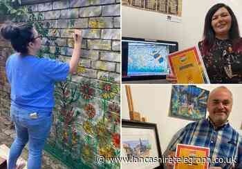 Two artists win awards in Blackburn 'Paint the Town' project