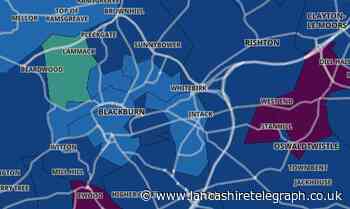Coronavirus cases in Blackburn by area