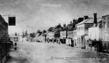 Compare how Epping street looks now with oldest known picture of it
