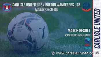 YOUTH: United 3 - 0 Bolton - News - carlisleunited.co.uk