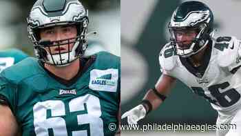 Eagles activate T/G Jack Driscoll, CB Josiah Scott from Injured Reserve - PhiladelphiaEagles.com