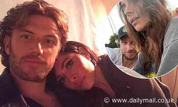 Sex/Life star Adam Demos is reunited with girlfriend Sarah Shahi - Daily Mail