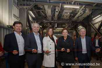 Unieke asfaltcentrale officieel in gebruik