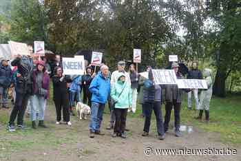 Protestmars tegen leidingstraat: “Voor 1 km wordt 4,5 ha grond getroffen”