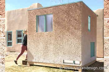 Made from recycled paper, this tiny home explores sustainable architecture and low-impact construction! - Yanko Design