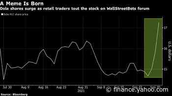 Dole Stock Surges for Third-Straight Day After Catching Retail Traders’ Eye - Yahoo Finance