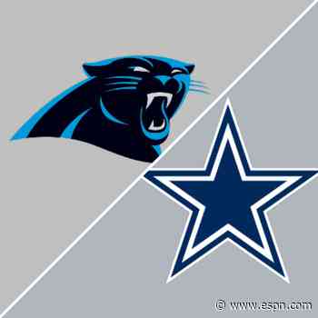 Follow live: Undefeated Panthers hope to overcome Christian McCaffrey's absence vs. Cowboys