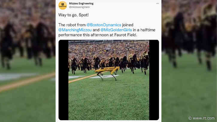 ‘Why didn’t you kill it?’: Robot dancing with Missouri cheerleaders creeps out Americans