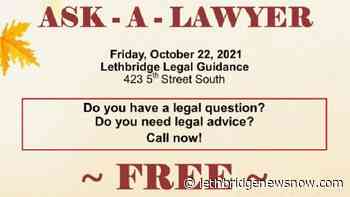 Registration for October 22 Ask-A-Lawyer event - Lethbridge News Now