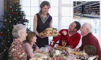 Families are told to buy Christmas food now and keep it in the FREEZER - Daily Mail
