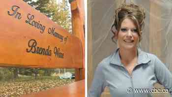 Hand-carved bench dedicated to slain Alberta woman Brenda Ware