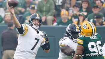 Steelers' Roethlisberger throws 400th career TD